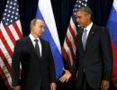 That's what you call awkward: When Putin met Obama