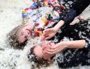 PHOTOS: Feathers fly on world Pillow Fight Day