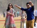 PHOTOS: When Kate 'bowled' Sachin with her batting skills