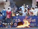 Gujarat: Patel agitation turns violent, curfew clamped