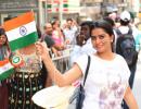 Band, bajaa and masti: Indians celebrate I-Day in New York