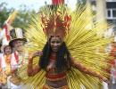 PHOTOS: When all you could see in London was feathers and colour!