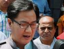 'Joote khayenge': Rijiju warns those accusing him of graft