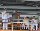 President, PM Modi review naval fleet