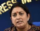 JNU row: Irani condemns protest, student leader held