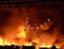 Massive fire breaks out on stage at 'Make in India' week event in Mumbai