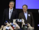 PHOTOS: George W Bush returns to spotlight to campaign for brother Jeb