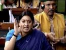 Irani takes on opposition, says she is being targetted