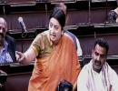 Smriti faces-off against Mayawati in Rajya Sabha again