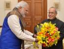 PM Modi greets nation on New Year; visits President Mukherjee, VP Ansari