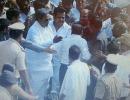 Karnataka CM in row for 'slapping' official, denies doing so