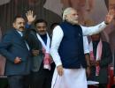 In poll-bound Assam, Modi attacks Congress over lack of development