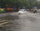 Rains throw traffic out of gear in Delhi