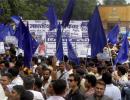 Gujarat Dalit protests: 1 cop killed in attack, buses targetted