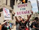 A wedding proposal, protests and scandal: Democratic Convention begins