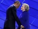 From 'likable enough' to lovefest: Obama and Clinton through the years