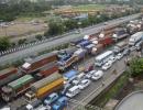 Rains, traffic snarls bring Gurugram to a grinding halt