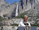 PHOTOS: Obamas take a long hike at Yosemite National Park