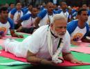 PHOTOS: Welcome to PM Modi's yoga class