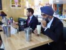 Now, a chicken burger named after Canada's Sikh defence minister