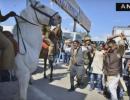 BJP MLA breaks police horse's leg as protest march stopped