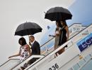 Barack Obama lands in Cuba as first US president