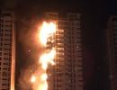 PHOTOS: Towering inferno rips through skyscraper in UAE