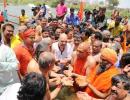 Amit Shah takes holy dip alongside Dalit sadhus at Kumbh