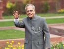 President Pranab boards the flight to China