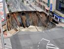 WTH! 15-metre deep sinkhole swallows Japanese street