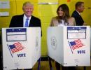 PHOTOS: Trump, Hillary cast their ballots