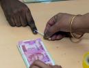 Exchanged old notes? Now, flash your inked finger