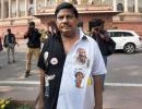 This TDP MP dons unique outfit to protest against demonetisation