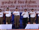 PHOTOS: RSS workers don new uniform on foundation day