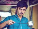 Meet the blue-eyed Pakistani chaiwalla