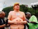 Naked Trump statue to be auctioned to fund immigrantion forum