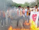 Buses burnt, roads blocked in Karnataka over order to release Cauvery water