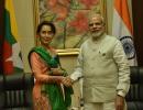 PM Modi meets Myanmar's Suu Kyi; discuss bilateral security cooperation