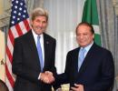 Sharif meets Kerry; seeks US intervention in Kashmir