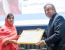 Malala named youngest UN Messenger of Peace