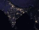 This is how India looks from space at night