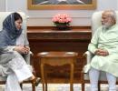 J-K CM Mehbooba meets PM, emphasises on dialogue