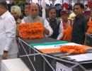 Rajnath pays homage to 25 CRPF men killed in Naxal attack