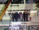 500-kg Egyptian woman in Mumbai for treatment, lifted by crane