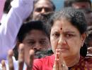 Sasikala, prisoner number 9435, enters jail