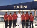 Indian Navy inducts all women crew sailboat 'Tarini'