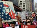 In New York, protesters take to the streets to say 'I Am Muslim Too'