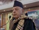 Farooq Abdullah calls Kashmiri militants 'boys fighting for freedom'