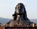 PM unveils 112-ft bust of 'Adiyogi' Shiva; extols Yoga