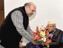 Congress veteran N D Tiwari joins BJP